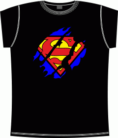 Прикольные футболки: superman grung black